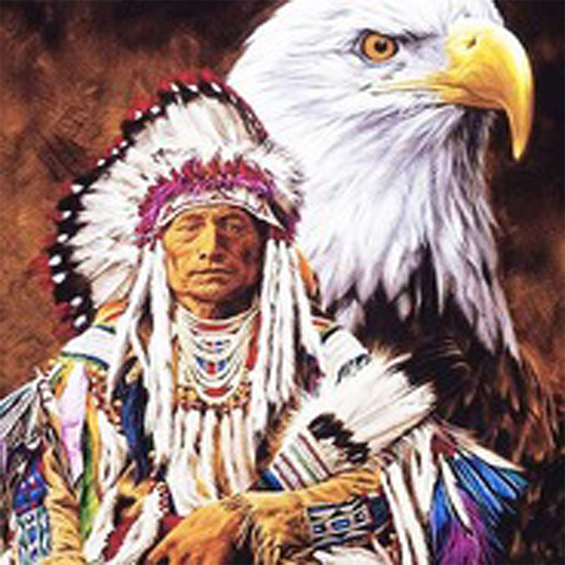 Man And Eagle