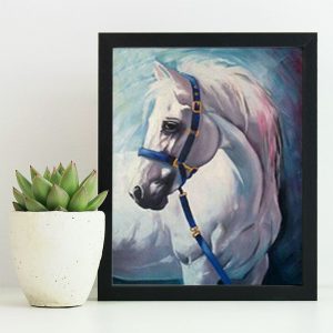 Amazing White Horse
