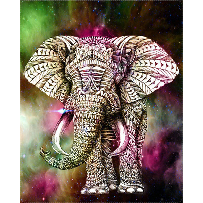 Abstract Art of an Elephant