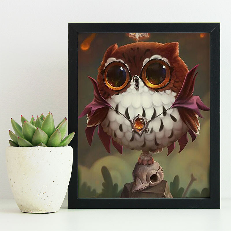 The Cutest Owl - Amazing Painting