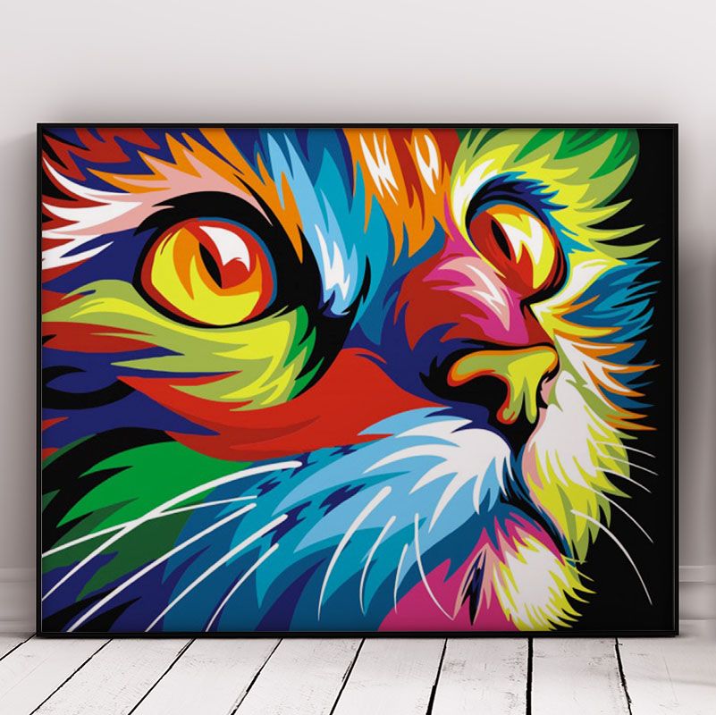 Beautiful Abstract Cat
