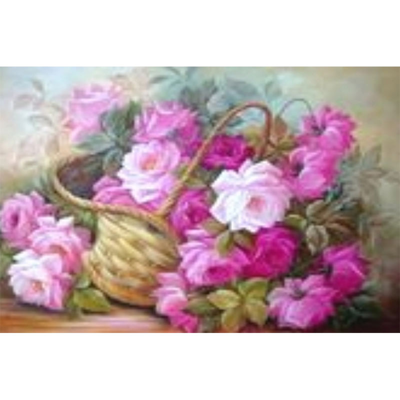 Beautiful Flowers in Basket