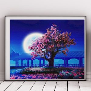 Tree And Moon