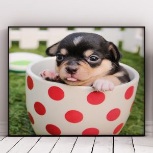 Cute dog in a Coffee Mug