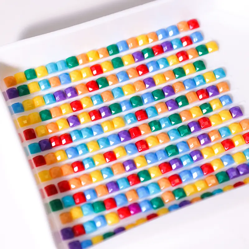Ronde vs. Vierkante Steentjes: Wat is de Beste Keuze voor Jou? 3 Diamond Painting Wereld Square Diamonds DIY diamond Painting Wereld